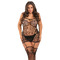 Комбінезон TO THE NINES BODYSTOCKING BLACK PLUS SIZE
