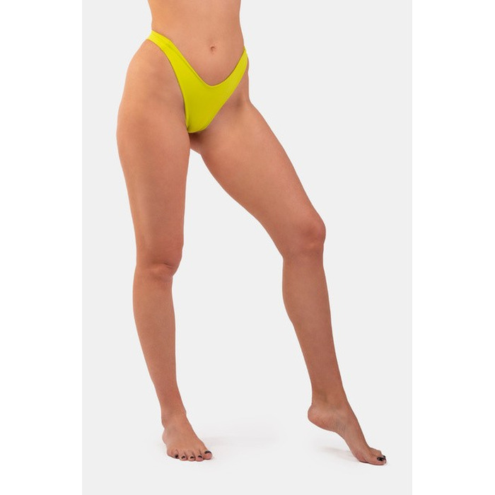 КУПАЛЬНІ ТРУСИКИ HIGH CUT V-SHAPE BIKINI BOTTOM GREEN 456 Yellow