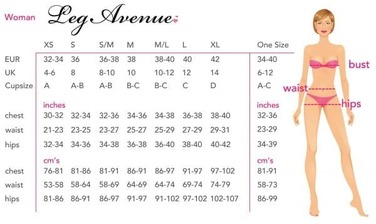 Костюм монашки Leg Avenue Sultry Sinner 1X-2X