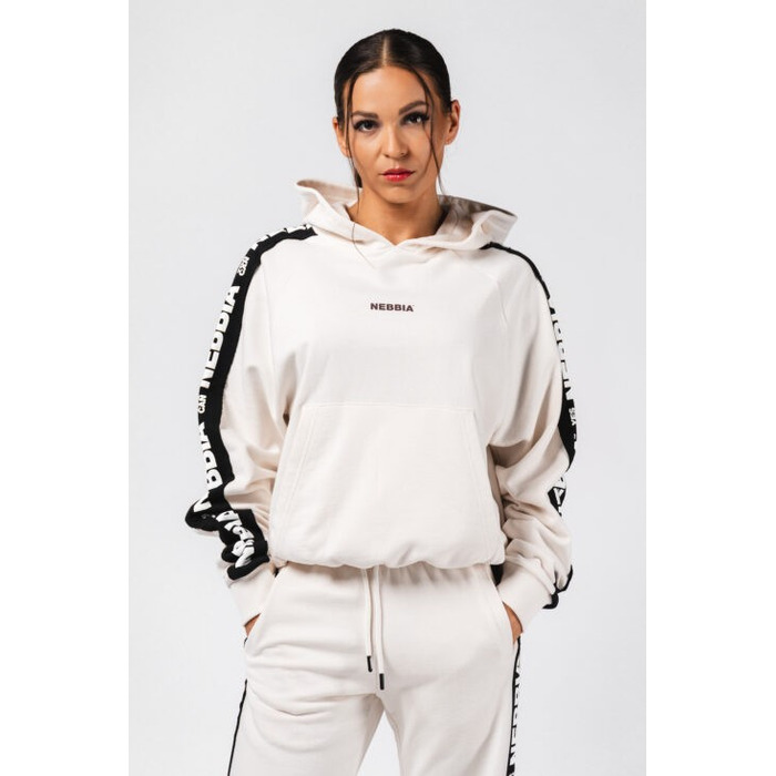 Худі Nebbia Classic Hoodie OFF-DUTY Dark Cream 489