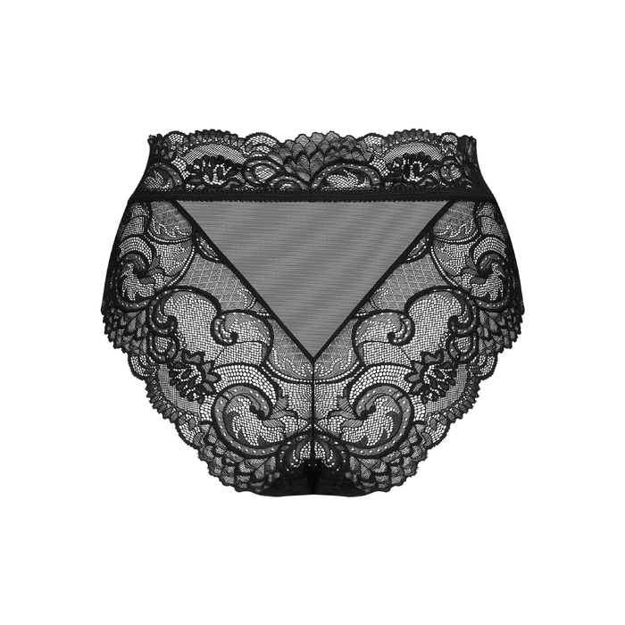 Трусики мереживні Obsessive Elizenes S \ M Black