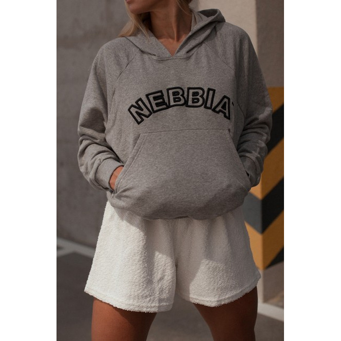 Худі Nebbia Iconic HERO Sweatshirt with a hoodie Light Grey 581