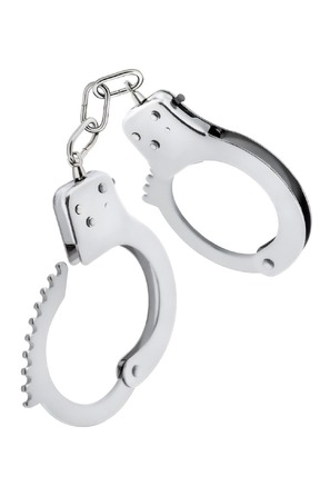 Наручники Blush Temptasia з ключами, сріблясті, 27 см