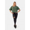 Футболка Organic Cotton Loose Fit 'The Minimalist” Crop Top 417 Dark Green
