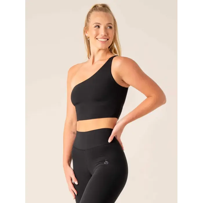 Топ Ryderwear NKD One Shoulder Tank Bra - Black