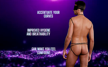 Эротический костюм Sunspice Нижнего (сабмиссив) из 3 предметов, черный