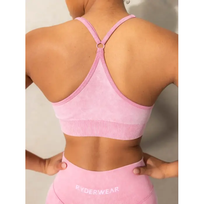 Топ Ryderwear Stonewash Seamless Sports Bra - Pink Stonewash