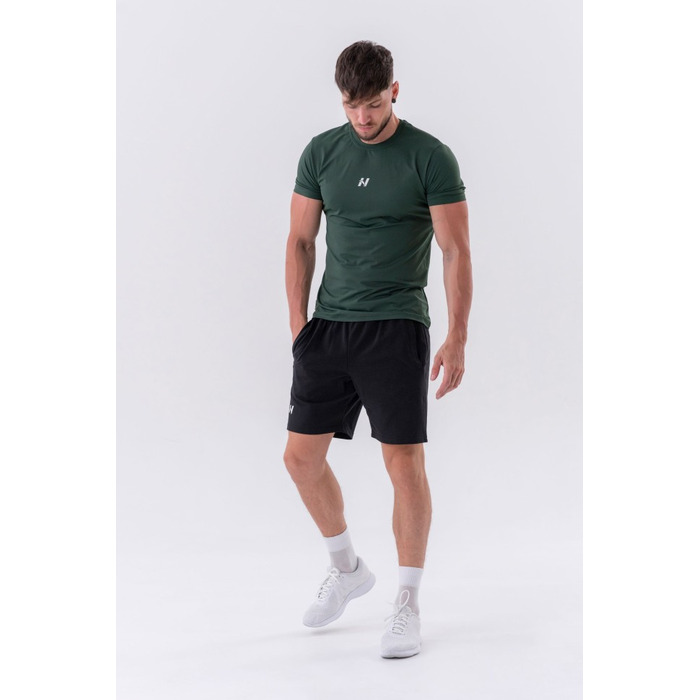 Футболка Nebbia Classic T-shirt 'Reset” Dark Green 327