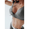 Топ NEBBIA LACE-UP SPORT BRA 694 Metal