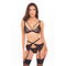 Комплект BOSS OF YOU 3PC BRA GARTER SET BLACK, S/M
