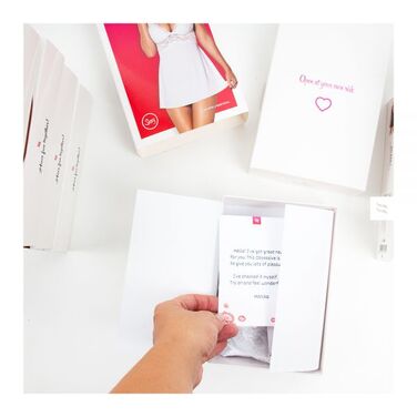 Комплект відкриті груди Obsessive Miamor 2 pcs set white S / M