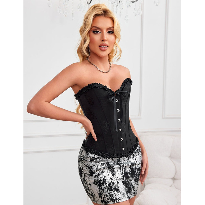 Корсет Star Night 12 Plastic Bones черный, XS