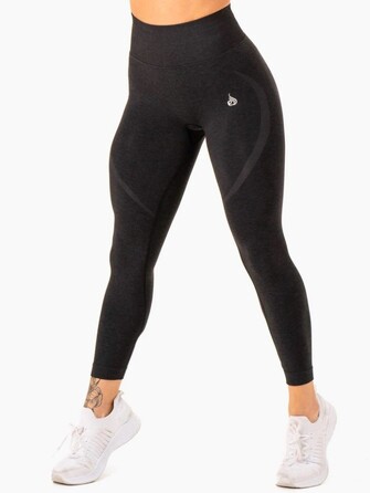 Леггинсы Sculpt Seamless Leggings - Black Marl