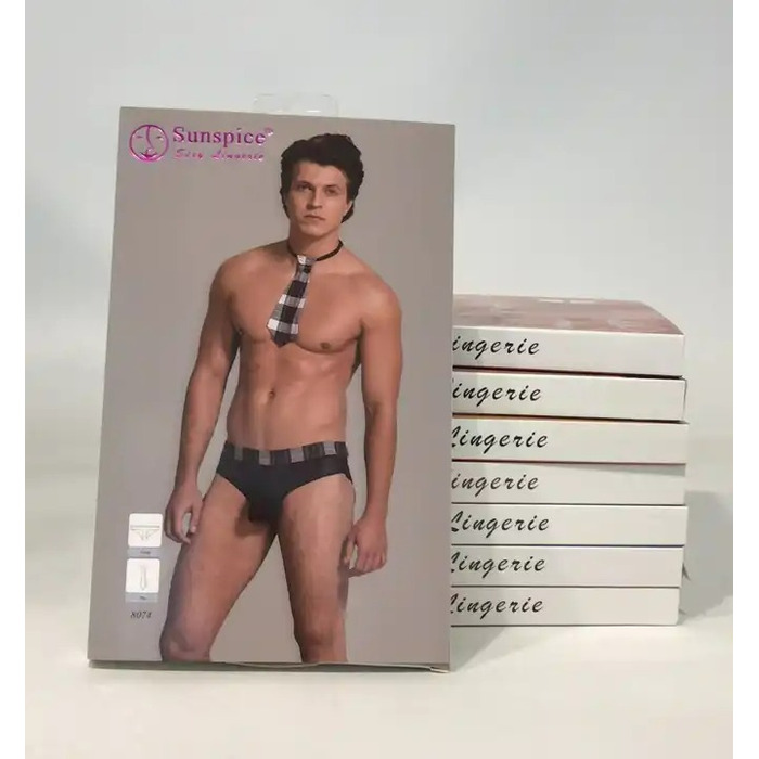 Костюм мужской 2 предмета S/M черный Sunspice