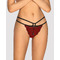 Трусики Obsessive Sugestina Bordeaux-Black S/M