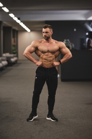 Штани Slim sweatpants with side pockets 'Reset” 321 Black