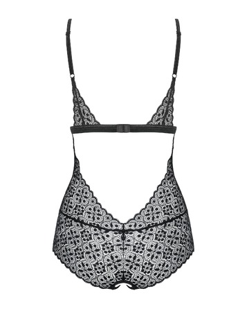 Боди Obsessive Shibu teddy black L/XL