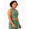 Майка Sideline Rib Crop Tank - Forest Green