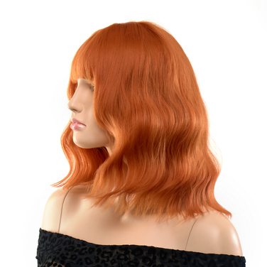 Перука каре з чубчиком хвилястий Fetish Hair, рудий, 30 см