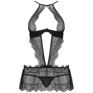 Сорочка YONA CHEMISE black S/M - Passion