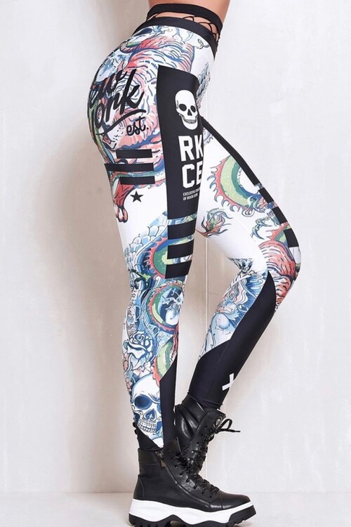 Легінси Rock Code Legging Elastic Tattoo