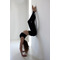 Classic — Легінси з V-поясом для pole dance та фітнес-тренувань - чорний