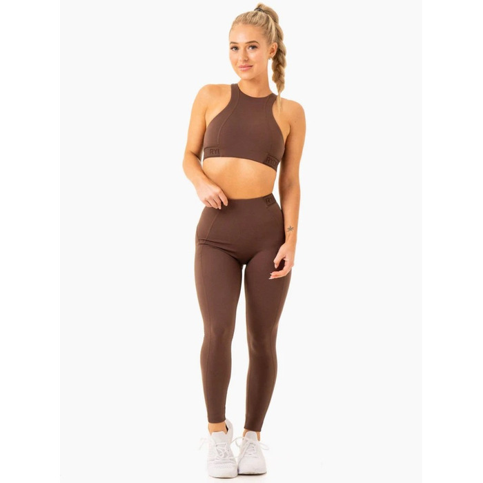 Топ Level Up High Impact Sports Bra - Chocolate