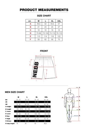 Шорти Nebbia Washed-off Gym Sweatshorts NO BS Black 367