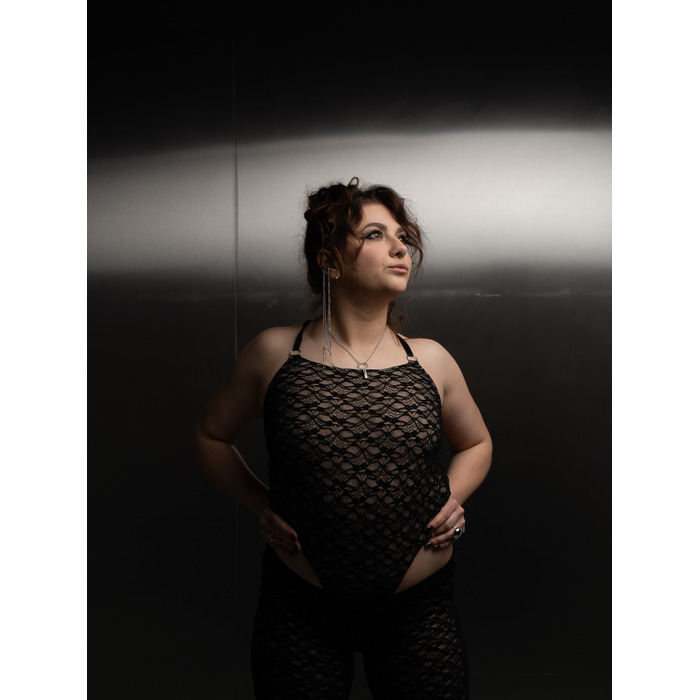 SHADOW body Black mesh LACE_ чорна сітка мереживо