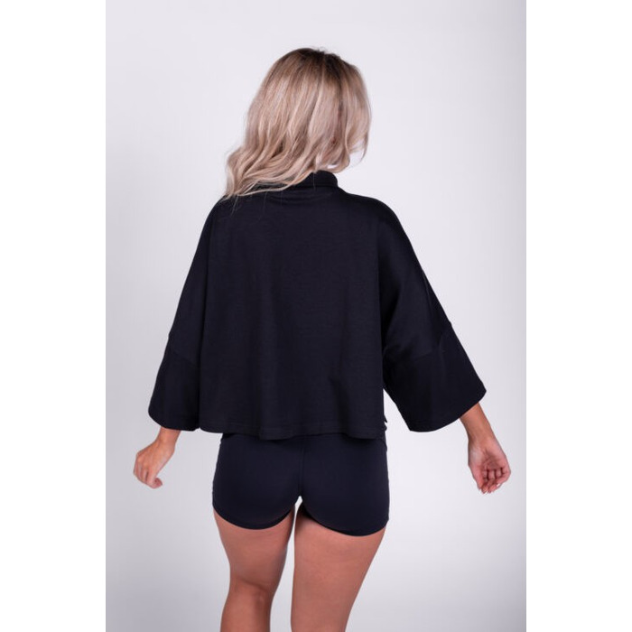 Сорочка Nebbia Boxy Cropped Shirt With Pockets Black 598 UNI