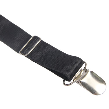 Сукня-костюм Star Night із застібками-блискавками та пажами для панчох, чорний, 5XL (без коробки)