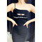 Платье Labellamafia Dress Logomania Preto Black 20709