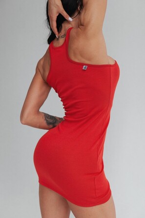 Платье Labellamafia DRESS Decote Nadador Neutral Flowers RED 20794