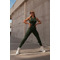 Легінси Nebbia Organic Cotton Ribbed High-Waist Leggings 405 Dark Green