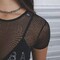 Топ Labellamafia CROPPED Logomania Black Tule 21181
