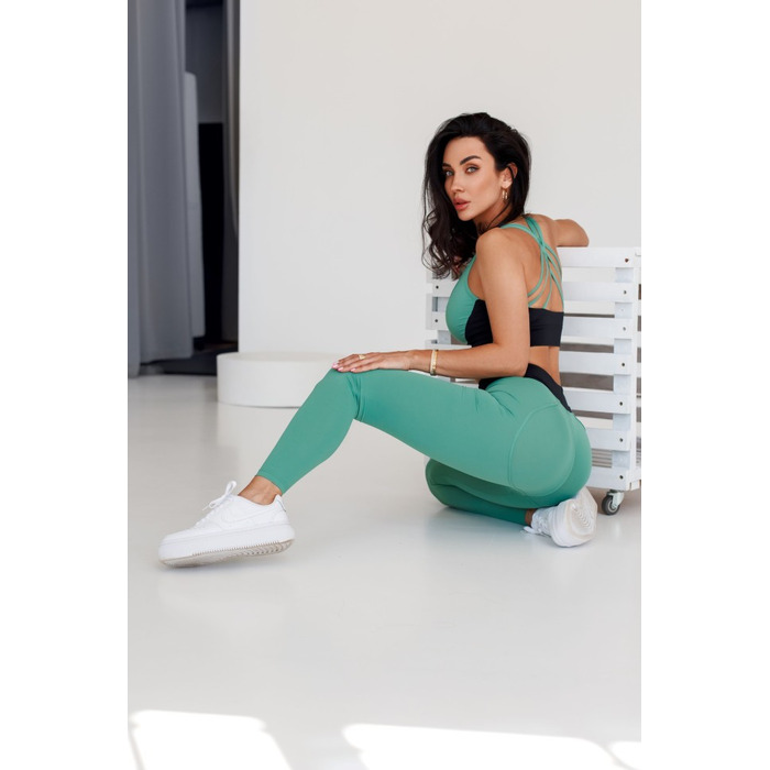 Легінси High Waisted Designer Leggings SIGNATURE Green 463