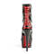 Boots Pleaser Delight-1010, каблук 6 дюймов, корсетный ботильоны PF высотой 1 3/4 дюйма, молния сбоку, красно-черные