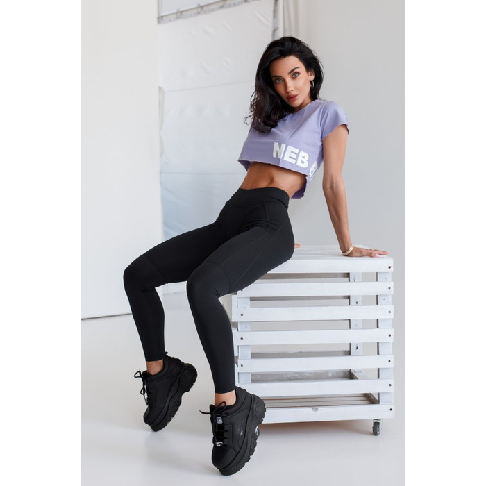 Топ Nebbia Oversized Crop Top Powerhouse Light Purple 279