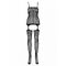 Комбінезон Obsessive BODYSTOCKING F204 чорний S/M/L