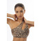 Купальний топ Nebbia SÃO GONÇALO bikini top Leopard Brown 765