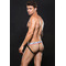 Чоловічі плавки з доступом, Low-Rise Jockstrap - Zwart