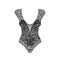 Боді ObsessiveB112 teddy black S/M/L