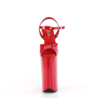 Босоніжки Beyond-009 на підборах 10 дюймів, з ремінцем на щиколотці 6 1/4 дюйма, червоні