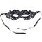 Чорна мережива маска для очей Star Night Lace Eye Mask на зав'язках, чорна, 2 шт