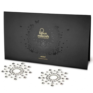 Украшения - стразы на грудь BIJOUX INDISCRETS MIMI SILVER