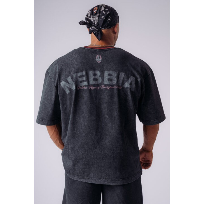 Футболка NEBBIA x Olympia Heavyweight Cotton T-Shirt Black 941