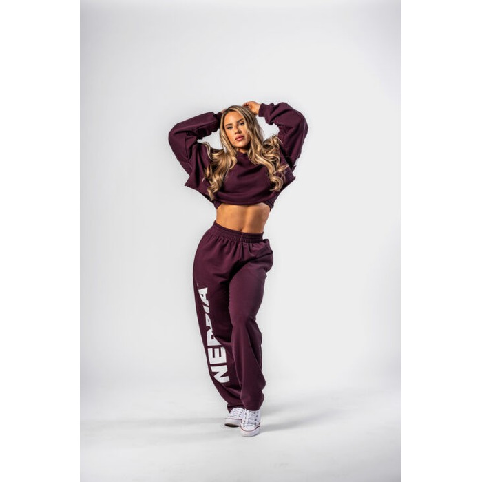 Штани Nebbia Loose-Fit Baggy Pants BOYFRIEND STYLE Dark Red 432