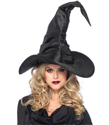 Большая шляпа ведьмы Leg Avenue Large Ruched Witch Hat O/S