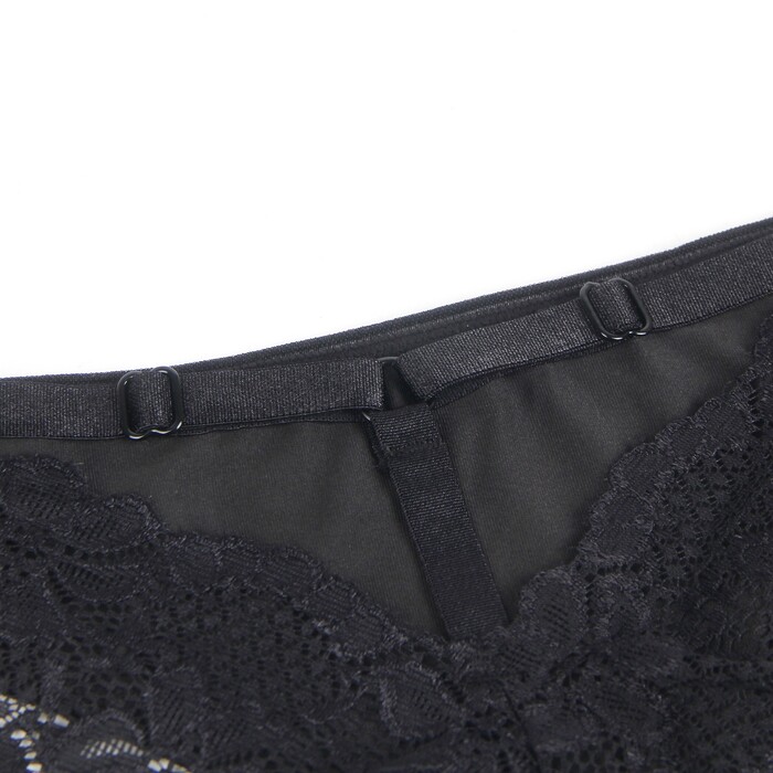 Трусики с кружевом сзади Star Night, чёрные, M-L