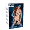 Портупея на груди та ноги ZADO FETISH Hernes чорна, S/M